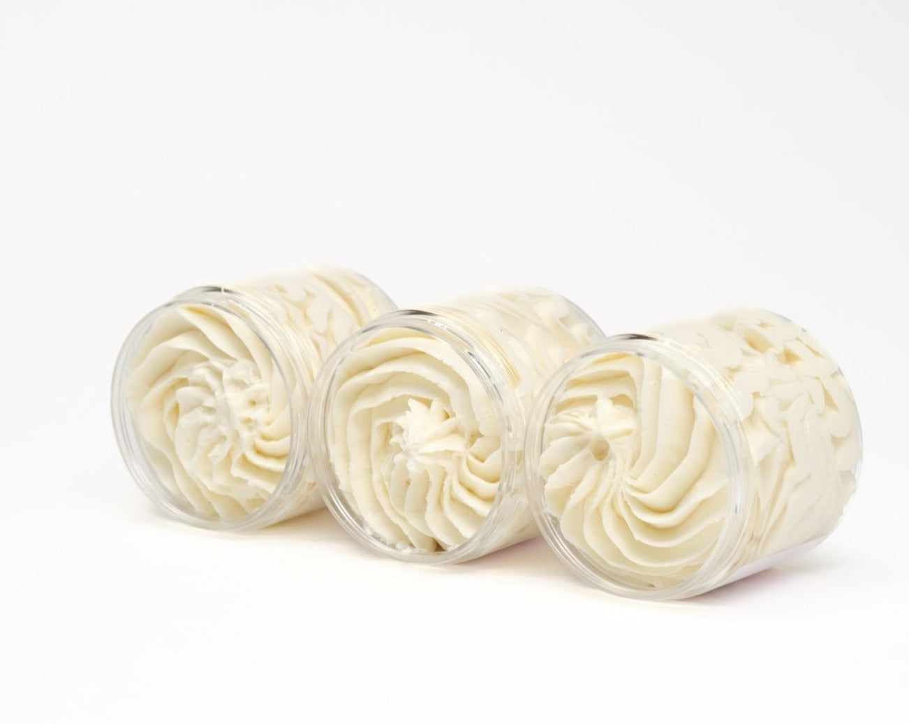 Brighton Rock Workshop's natural whipped body butter made from natural shea, cocoa butter, and coconut oil. Non greasy nourishing butter for soft skin. Handmade in the UK. Vegan, cruelty free, natural skincare