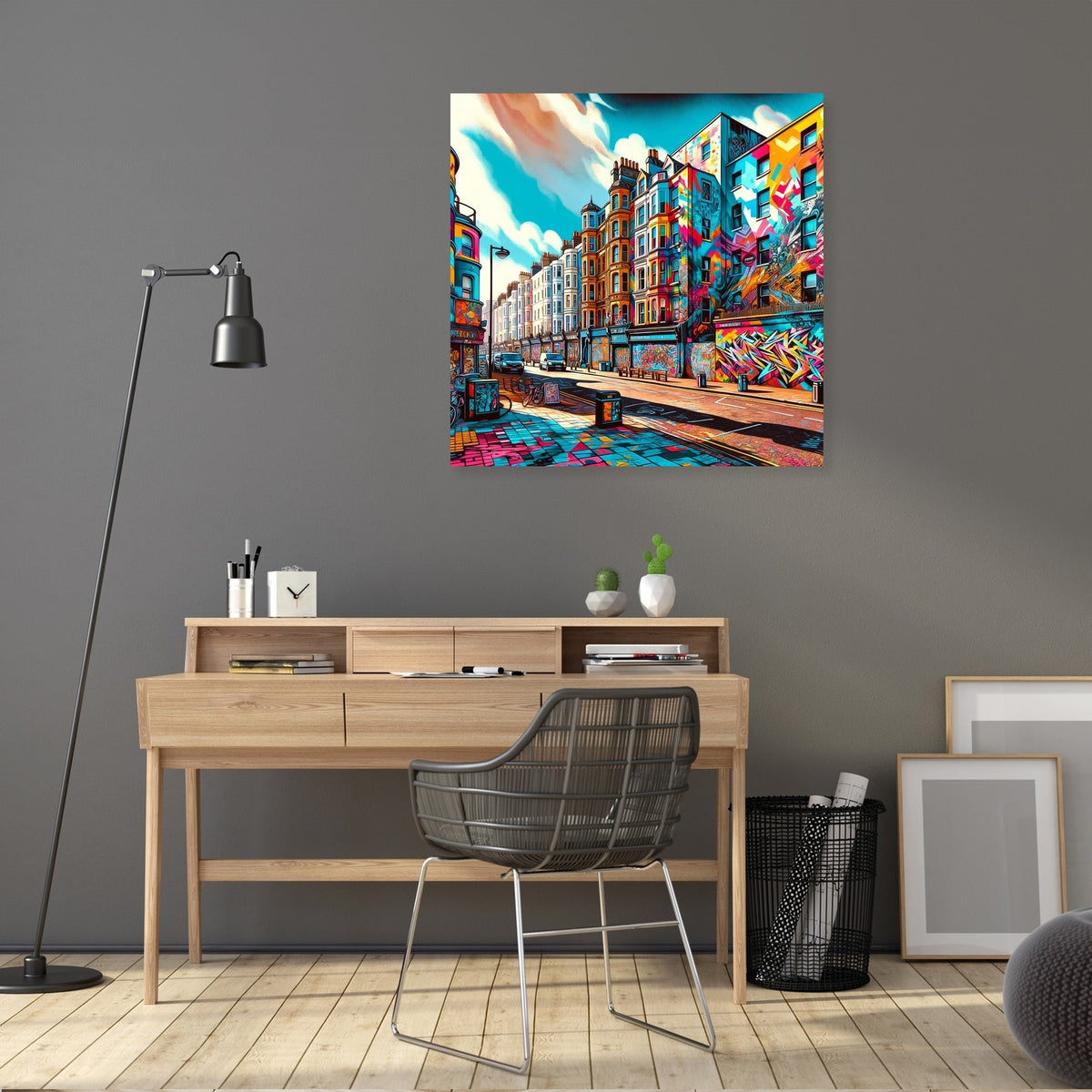 Brighton Street Art Canvas