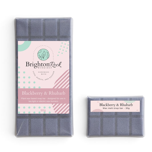 Blackberry & Rhubarb Wax Melt Snap Bar