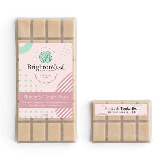 Honey & Tonka Bean Wax Melt Snap Bar