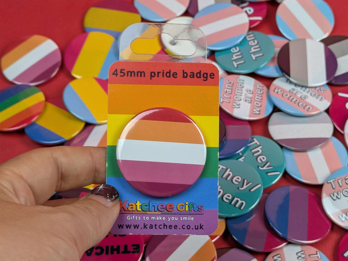 Lesbian Pride Pin Badge