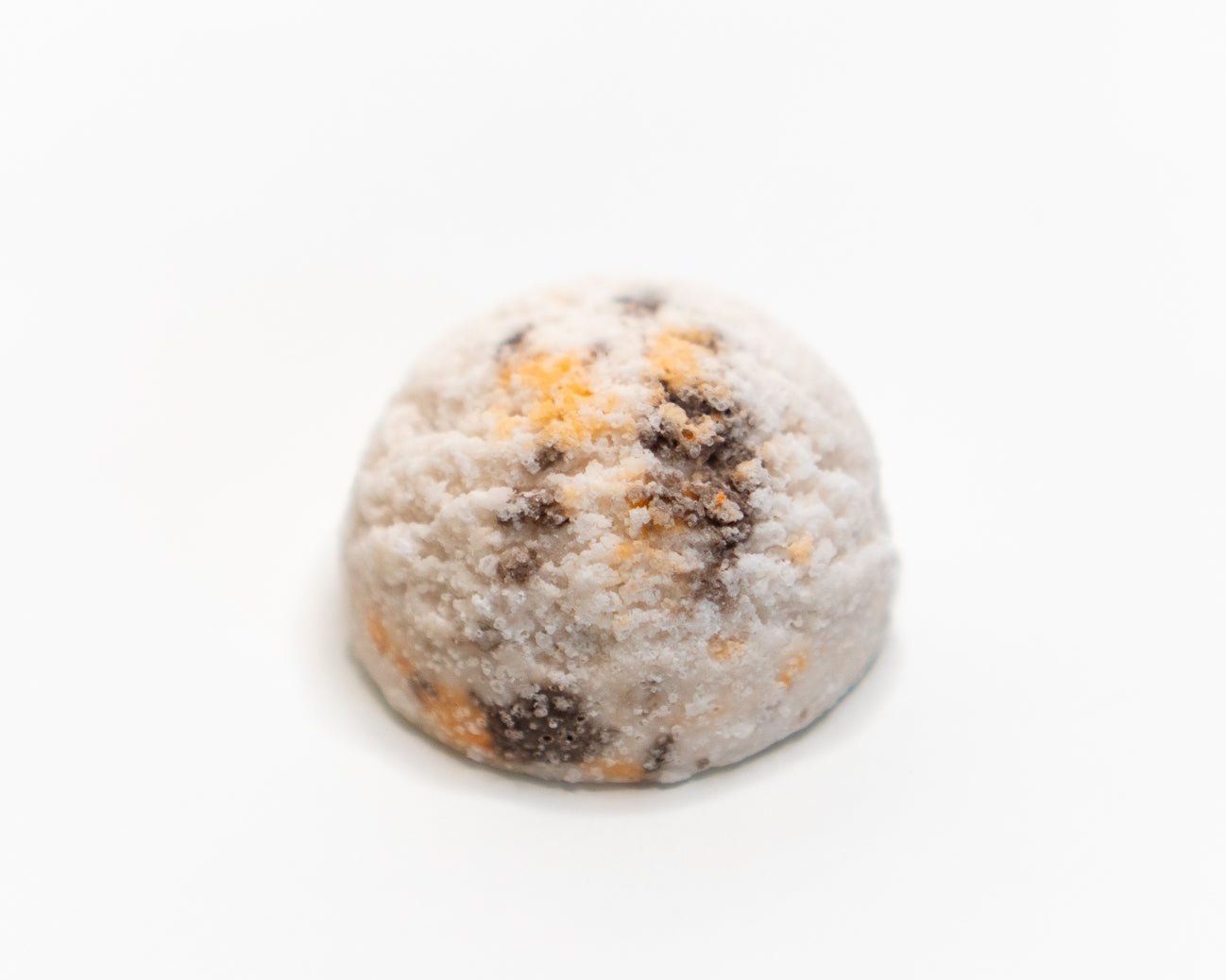 orange & coconut bath truffle handmade in brighton skincare bath & body bath bomb shea butter vegan butter cruelty free