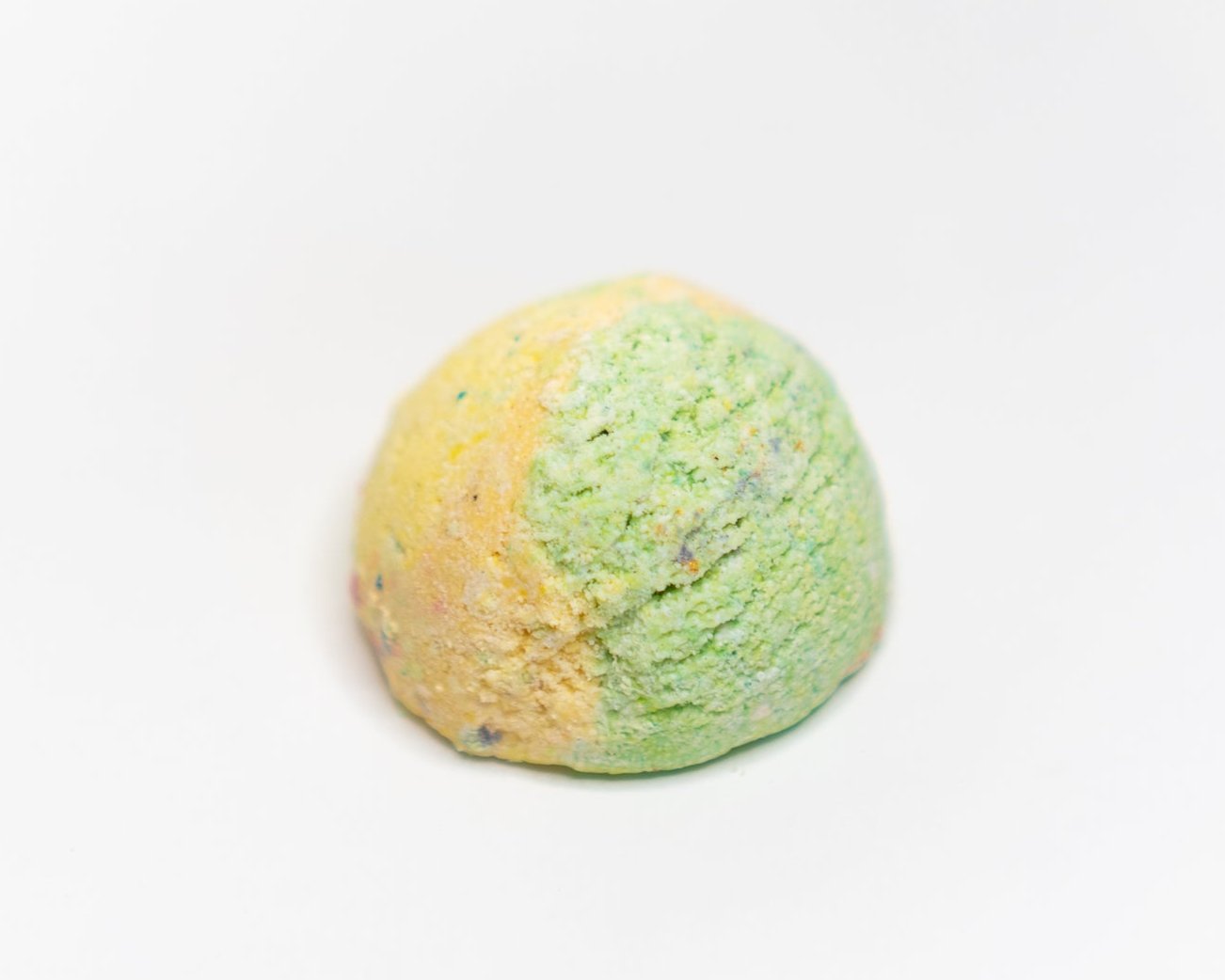 thai peach & mango bath truffle handmade in brighton skincare bath & body shea butter vegan butter bath bomb